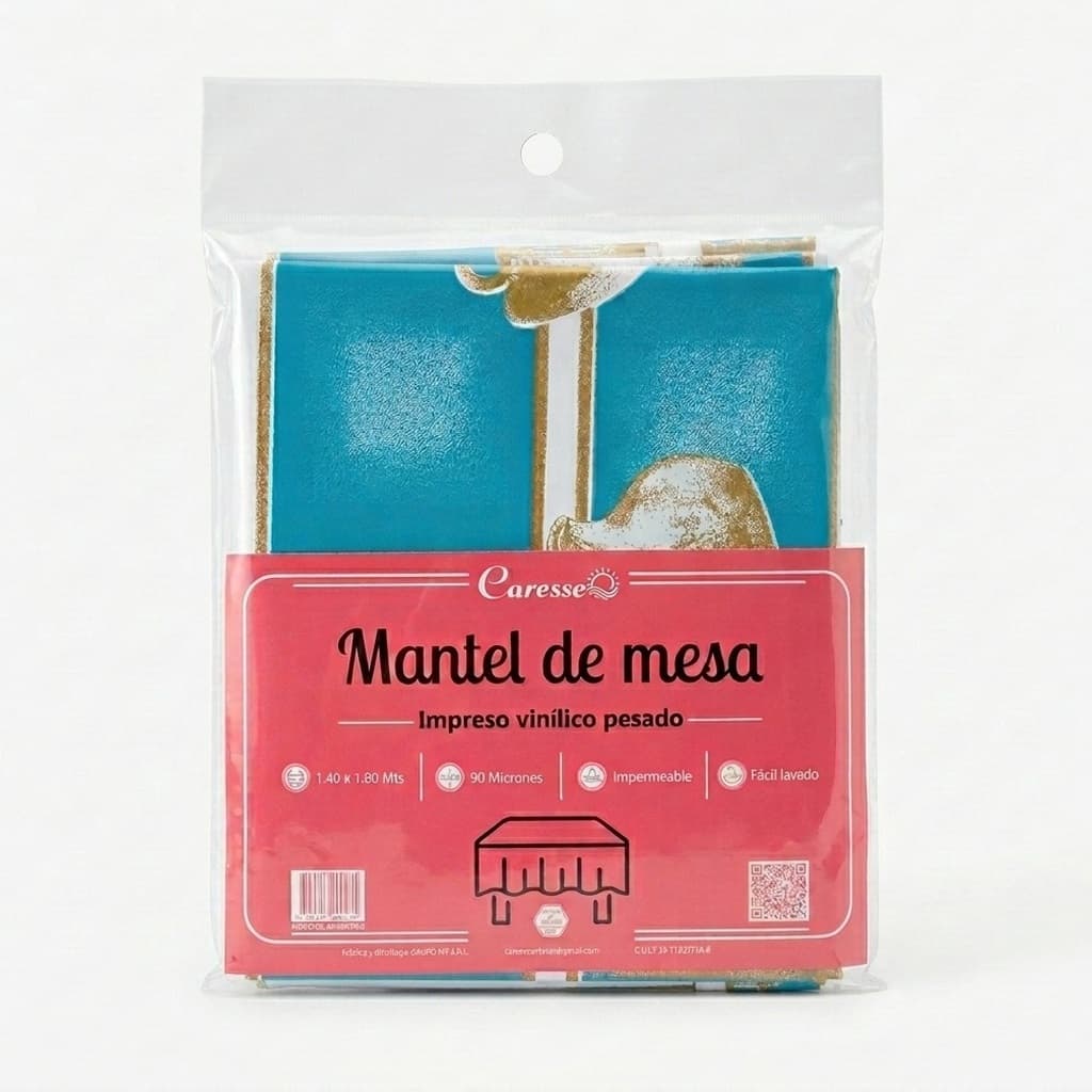 Mantel Impreso vinilico pesado (90 mic) 1,40 x 1,80 mts — foto 4 de 9
