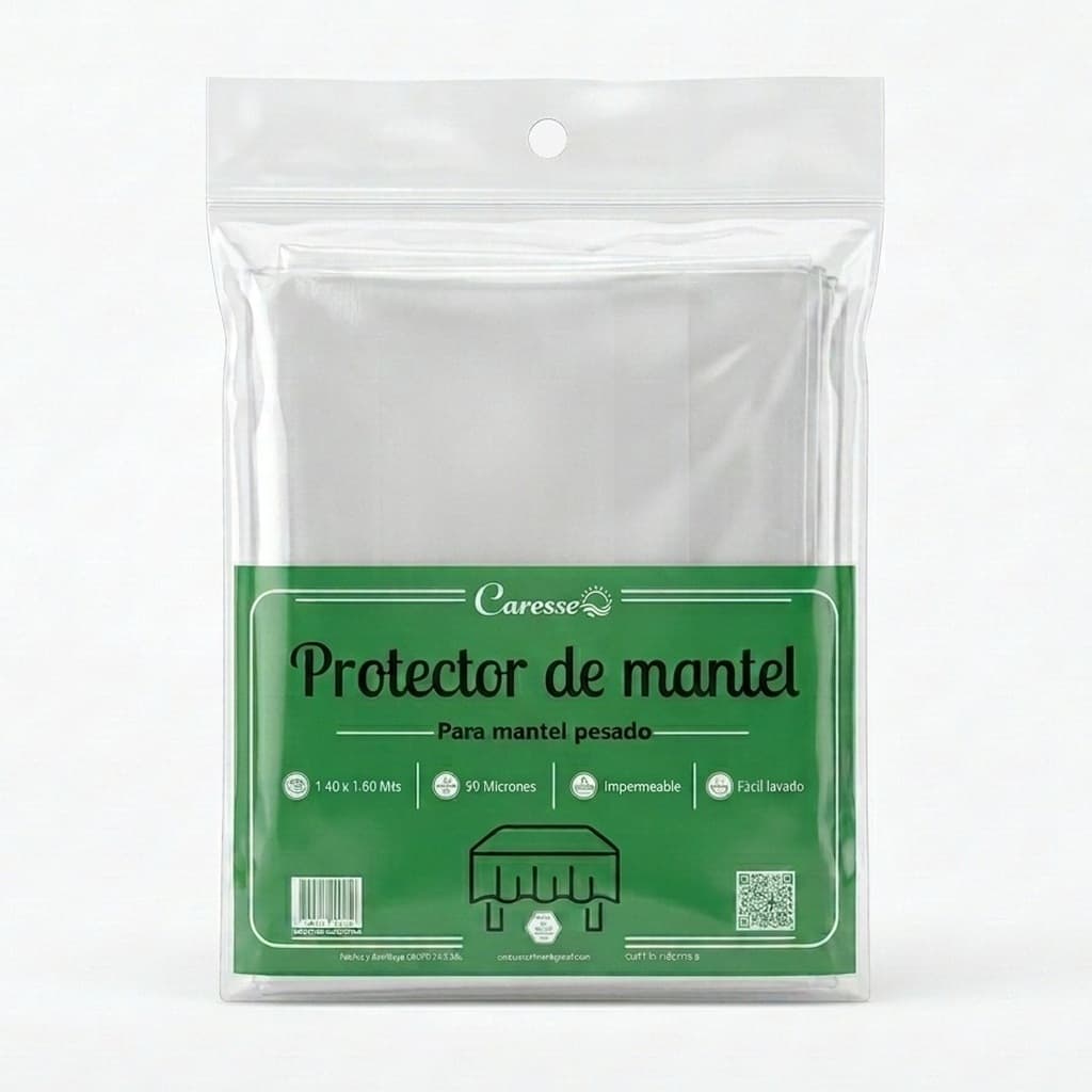 Protector para mantel pesado (90 mic) 1,40 x 1,80 mts