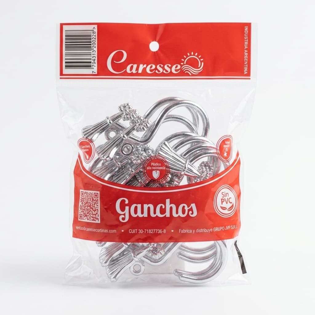 Ganchos fantasia Oro/Plata/Peltre (docena) — foto 1 de 3
