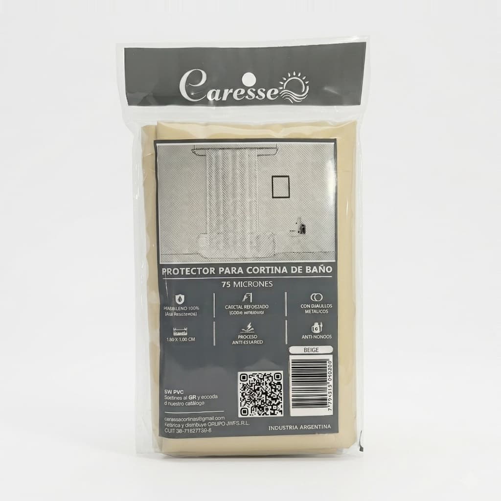 Protector pesado para Cortina beige (75 mic)