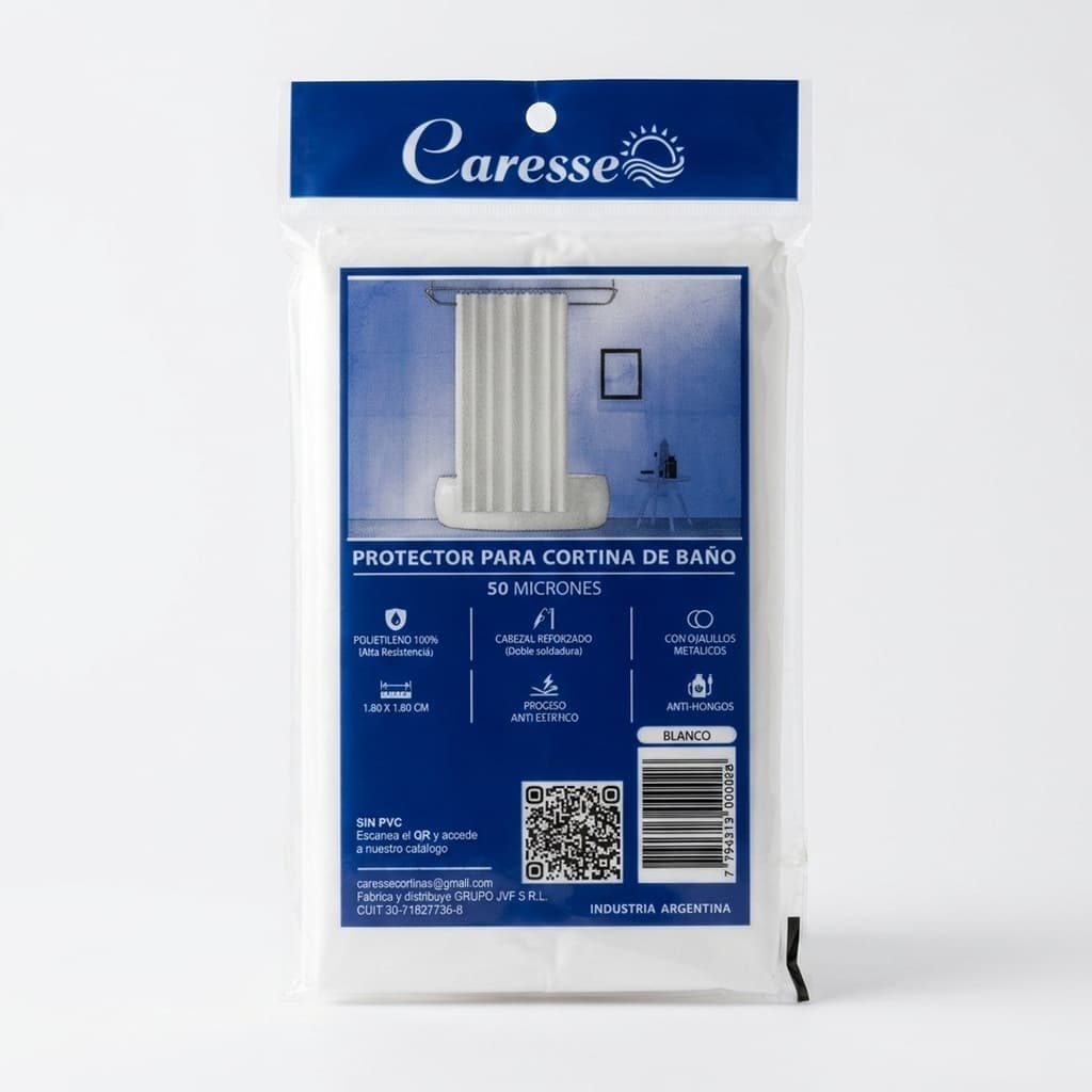 Protector para cortina blanco (50 mic)