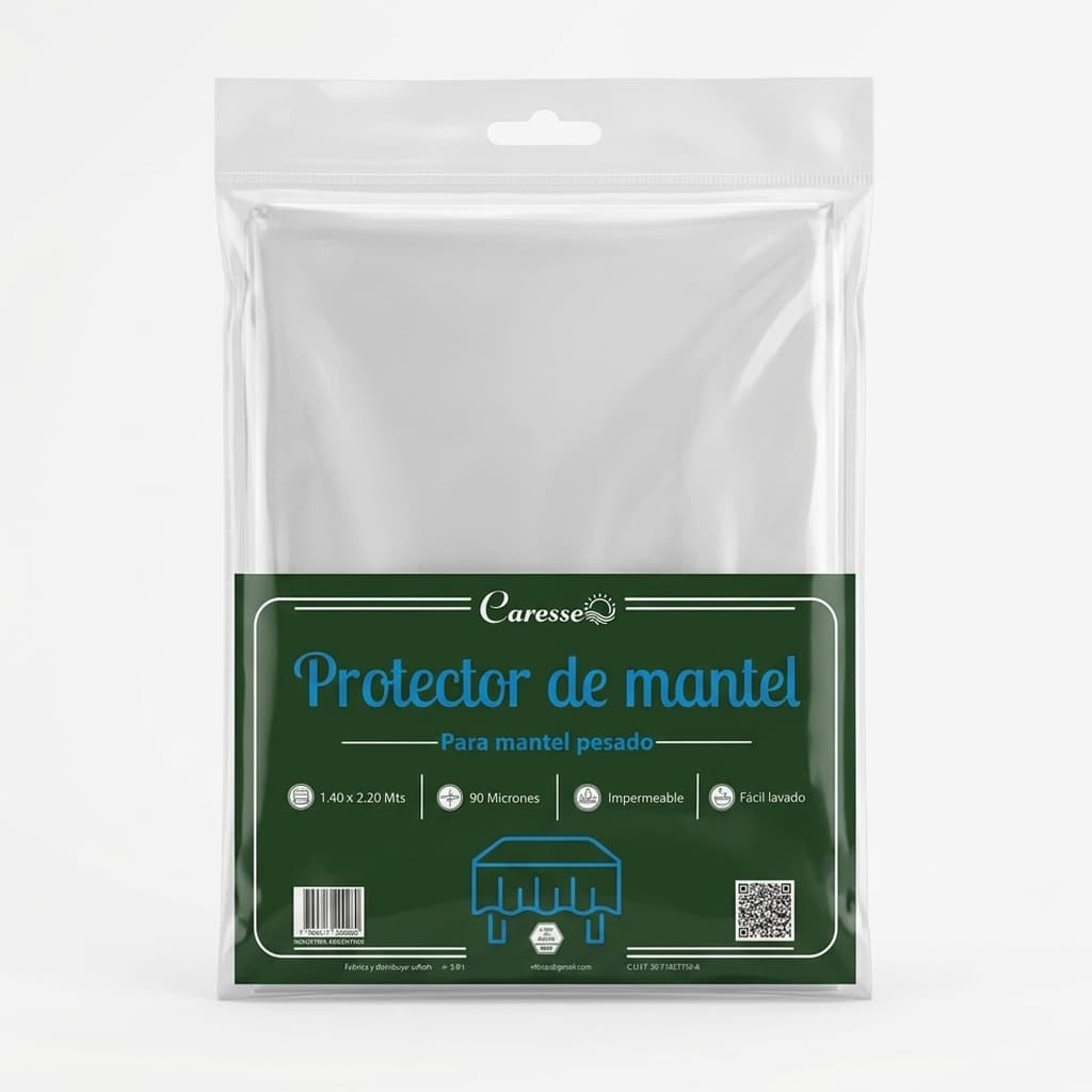 Protector para mantel pesado (90 mic) 1,40 x 2,20 mts