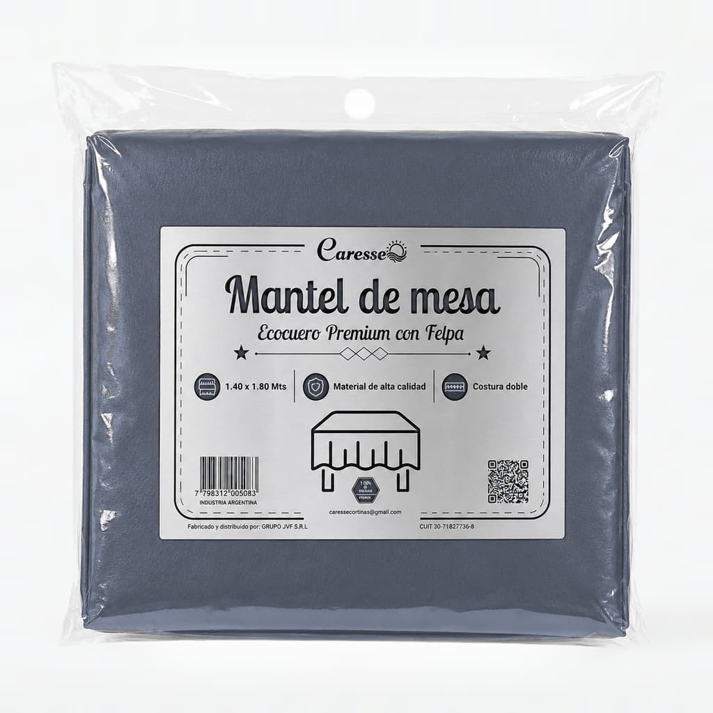 Mantel liso Ecocuero Premium 1,40 x 1,80 mts — foto 2 de 3