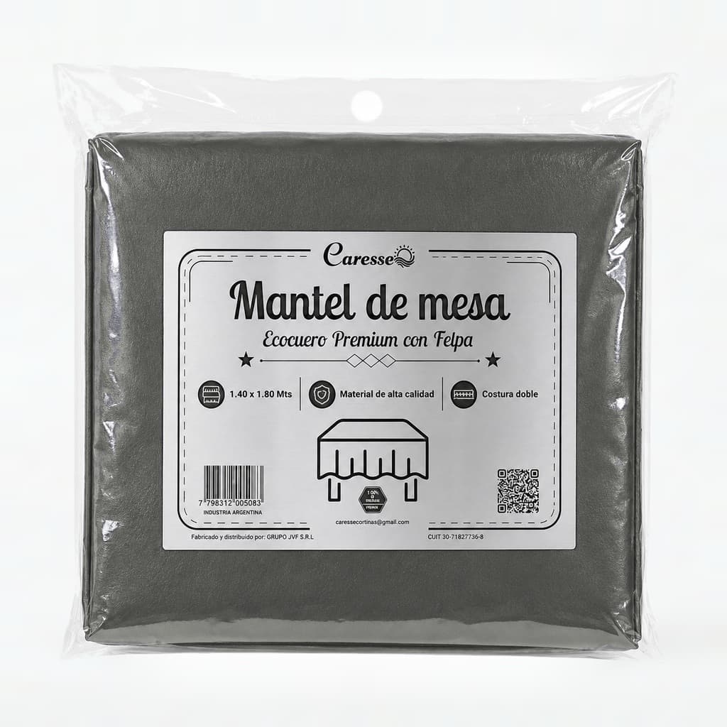 Mantel liso Ecocuero Premium 1,40 x 1,80 mts — foto 3 de 3