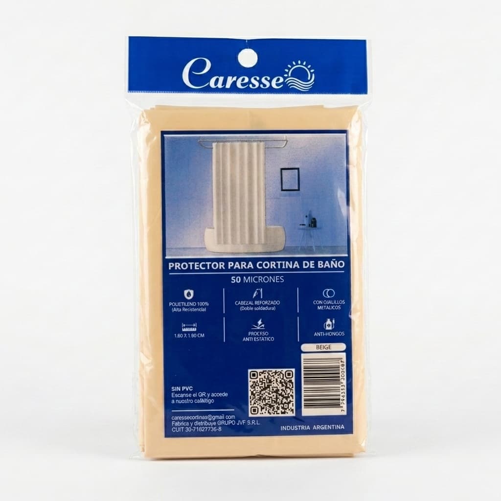 Protector para cortina beige (50 mic)