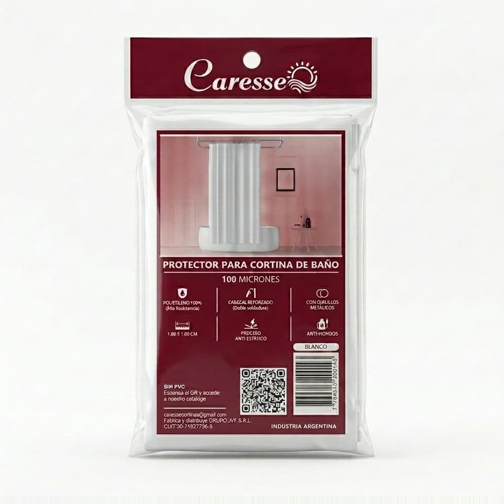 Protector super pesado para cortina blanco (100 mic)